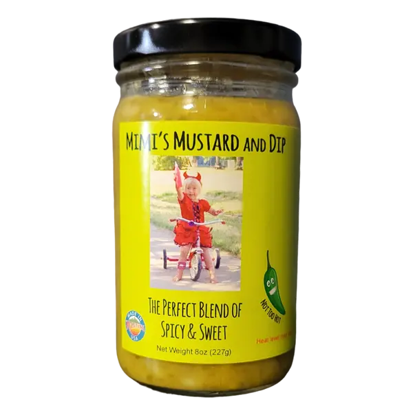 Mimis Mustard And Dip 8 Oz Jar Not Too Hot Mimis Mustard And Dip 8 Oz Jar Not Too Hot